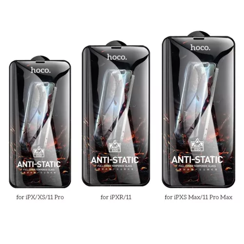 Hoco HD antisztatikus edzett üvegfólia iPhone XS Max / 11 Pro Max készülékhez 25 db G10