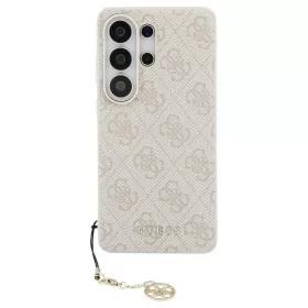   GUESS tok Samsung S26 Ultra készülékhez GUHMS26LGF4GPI (PU 4G Classic Logo with Charm) rózsaszín