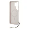 GUESS tok Samsung S26 Ultra készülékhez GUHMS26LGF4GPI (PU 4G Classic Logo with Charm) rózsaszín