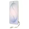 GUESS tok Samsung S26 Ultra készülékhez GUHMS26LGF4GPI (PU 4G Classic Logo with Charm) rózsaszín