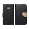 FANCY könyvtok iPhone 14 Plus készülékhez fekete/arany