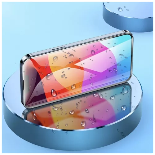 Hoco HD 5D Guardian Shield edzett üvegfólia iPhone 15 Plus/16 Plus készülékekhez, 10 db, fekete