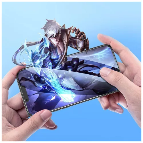 Hoco HD 5D Guardian Shield edzett üvegfólia iPhone 15 Plus/16 Plus készülékekhez, 10 db, fekete