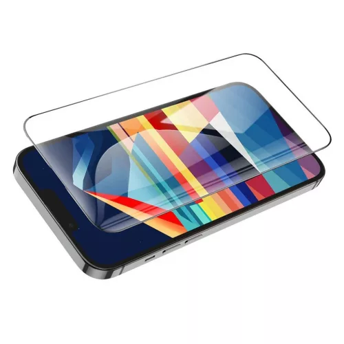 Hoco HD 5D Guardian Shield edzett üvegfólia iPhone 15 Plus/16 Plus készülékekhez, 10 db, fekete