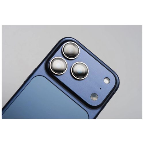 Forcell Premium iPhone 12 Pro Max készülékhez kameralencse üvegfólia ezüst