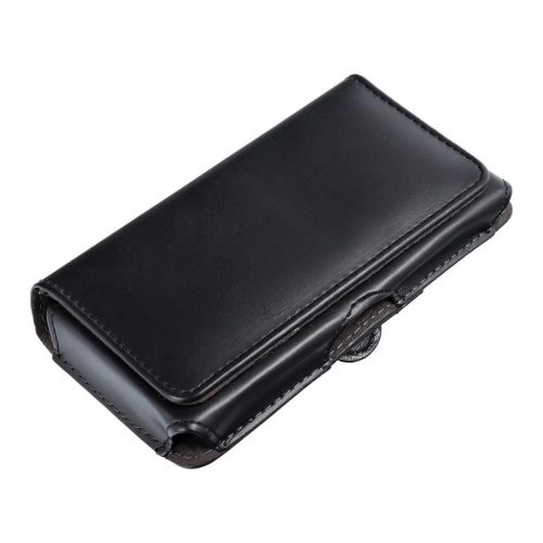 Vízszintes univerzális tok CLASSIC 100A model 10 iPhone X, Samsung S5/S7/A5/J5/Xcover 3, Huawei P8 Lite készülékekhez, fekete