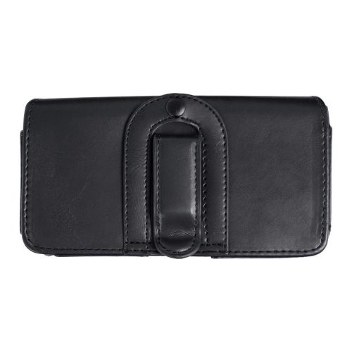 Vízszintes univerzális tok CLASSIC 100A model 10 iPhone X, Samsung S5/S7/A5/J5/Xcover 3, Huawei P8 Lite készülékekhez, fekete