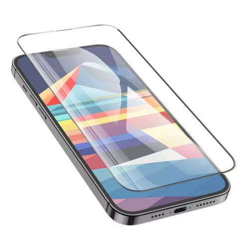 Hoco HD Anti-static edzett üvegfólia iPhone 15 PLUS/16 PLUS készülékhez, 25 darabos G10