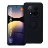 Xiaomi Redmi Note 14 Pro Plus 5G készülékhez szilikon gyűrűs tok, fekete