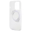 GUESS MagSafe-kompatibilis tok iPhone 15 Pro készülékhez GUHMP15LHFWFCT (Flowers Wreath) átlátszó