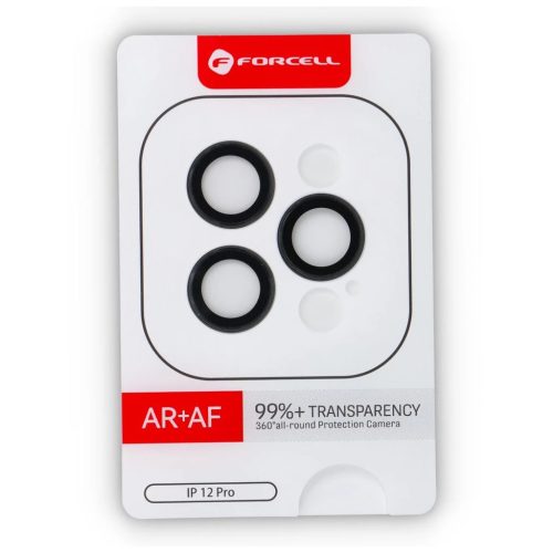 Forcell Premium kamera védőüveg iPhone 12 Pro készülékhez grafit