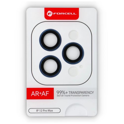Forcell Premium iPhone 12 PRO MAX készülékhez kamera védőüveg óceánkék