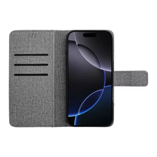 GOMMA Book tok Xiaomi Redmi 13C / POCO C65 készülékhez szürke
