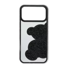 TEDDY BEAR tok iPhone 17 Pro Max készülékhez fekete