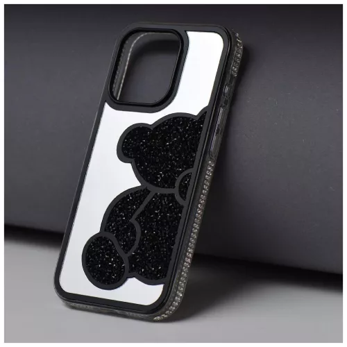 TEDDY BEAR tok iPhone 17 Pro Max készülékhez fekete