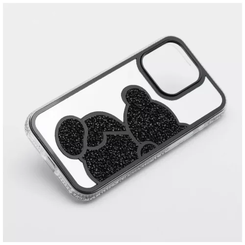 TEDDY BEAR tok iPhone 17 Pro Max készülékhez fekete