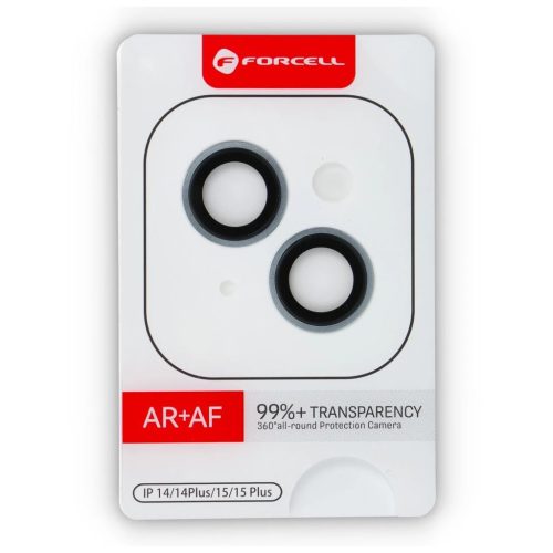 Forcell Premium kameralencse védő üvegfólia iPhone 14 és 14 Plus készülékhez kék