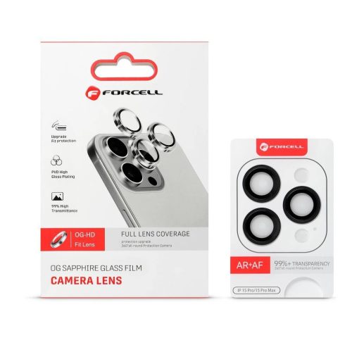 Forcell Premium kameraüveg iPhone 13 Pro / 13 Pro Max készülékhez, arany