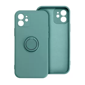  Xiaomi Redmi Note 14 4G (GLOBAL – 164,84 mm × 78,15 mm × 8,16 mm) készülékhez Silicone Ring tok zöld