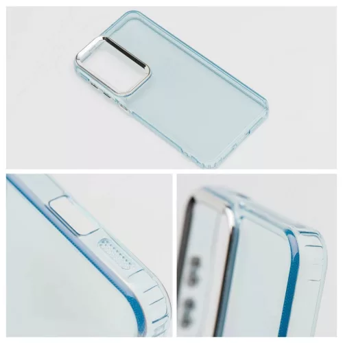 Samsung S24 PLUS tok készülékhez, gyöngyház világoskék