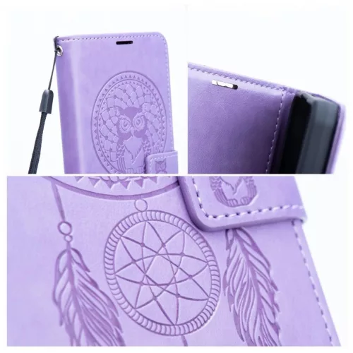 MEZZO dreamcatcher könyvtok XIAOMI Redmi 14C készülékhez lila