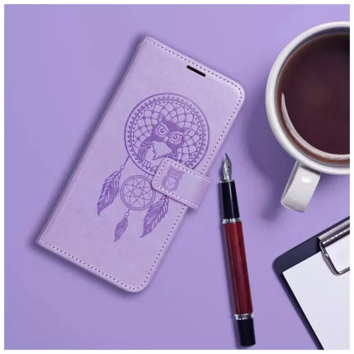 MEZZO dreamcatcher könyvtok XIAOMI Redmi 14C készülékhez lila