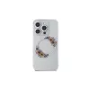 GUESS tok iPhone 15 Pro Max készülékhez MagSafe-kompatibilis GUHMP15XHFWFCT (Flowers Wreath) átlátszó