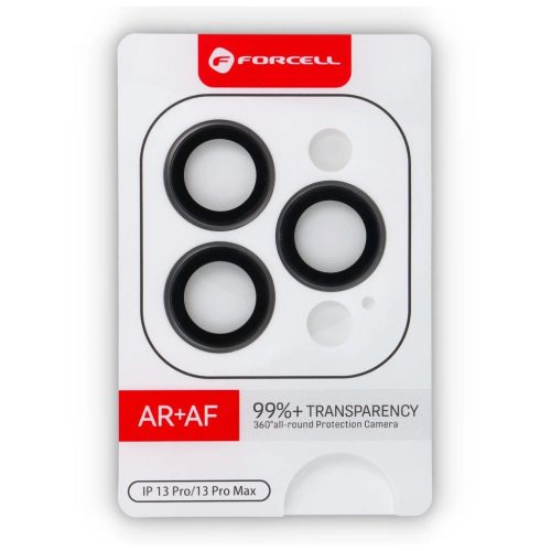 Forcell Premium kamera üvegfólia iPhone 13 Pro / 13 Pro Max készülékhez grafit