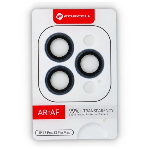 Forcell Premium kameravédő üveg iPhone 13 Pro és 13 Pro Max készülékhez kék