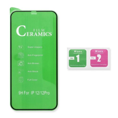 5D Full Glue Ceramic Glass kijelzővédő Huawei P30 Pro készülékhez fekete