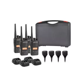   Midland G18 Pro NC 4 darabos PMR rádiószett kézi mikrofonnal