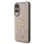 Guess PU 4G Metal Logo tok Samsung Galaxy S25 Edge készülékhez rózsaszín