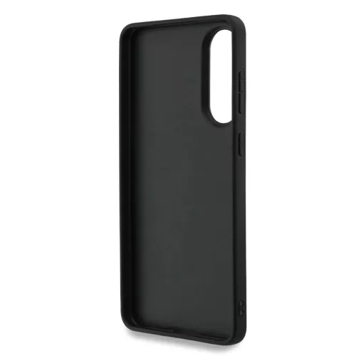 Guess PU 4G Metal Logo tok Samsung Galaxy S25 Edge készülékhez rózsaszín