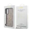 Guess PU 4G Metal Logo tok Samsung Galaxy S25 Edge készülékhez rózsaszín