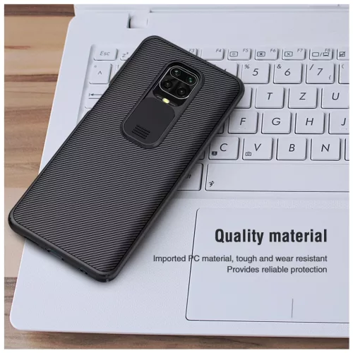 Nillkin CamShield merev tok Xiaomi Redmi Note 9 Pro/9S/9 Pro Max készülékhez fekete