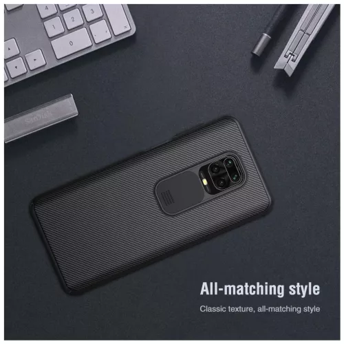 Nillkin CamShield merev tok Xiaomi Redmi Note 9 Pro/9S/9 Pro Max készülékhez fekete
