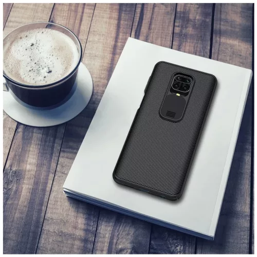 Nillkin CamShield merev tok Xiaomi Redmi Note 9 Pro/9S/9 Pro Max készülékhez fekete