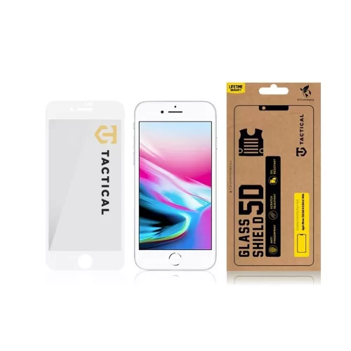 Tactical Glass Shield 5D Apple iPhone 7/8/SE2020/SE2022 készülékhez fehér