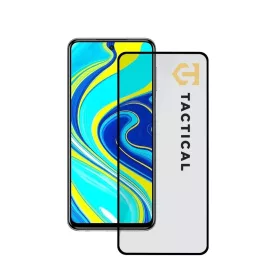   Tactical Glass Shield 5D üvegfólia Xiaomi Redmi Note 9 Pro/9S/9 Pro Max készülékhez fekete