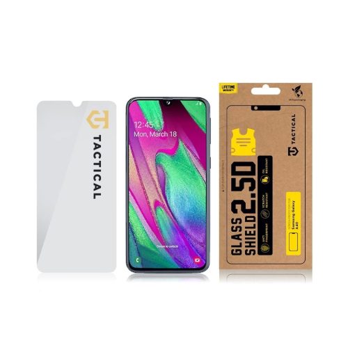 Tactical Glass Shield 2.5D kijelzővédő Samsung Galaxy A40 készülékhez átlátszó