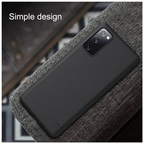 Nillkin Super Frosted Háttólap Tok Samsung Galaxy S20 FE készülékhez fekete