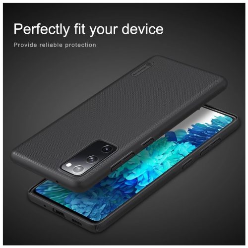 Nillkin Super Frosted Háttólap Tok Samsung Galaxy S20 FE készülékhez fekete