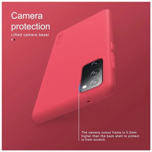 Nillkin Super Frosted Háttólap Tok Samsung Galaxy S20 FE készülékhez fekete