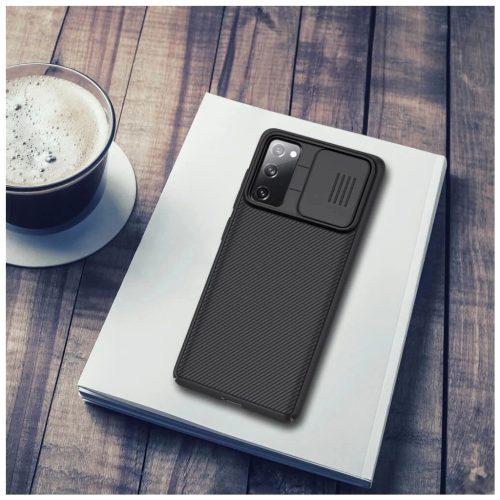 Nillkin CamShield kemény tok Samsung Galaxy S20 FE készülékhez fekete