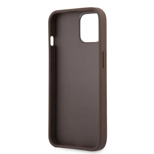 Guess PU 4G Metal Logo tok iPhone 13 készülékhez barna