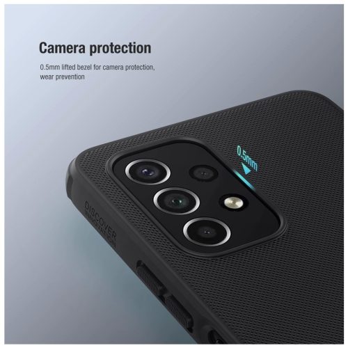 Nillkin Super Frosted PRO hátsó tok Samsung Galaxy A53 5G készülékhez fekete