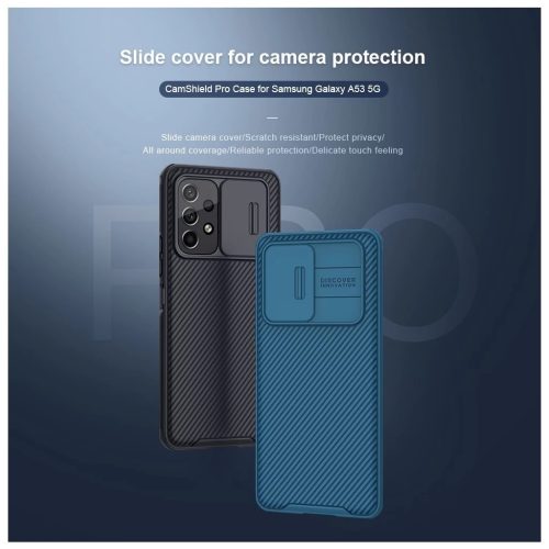 Nillkin CamShield PRO kemény tok Samsung Galaxy A53 5G készülékhez fekete