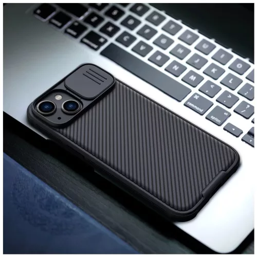 Nillkin CamShield PRO kemény tok Apple iPhone 13/14 készülékhez fekete