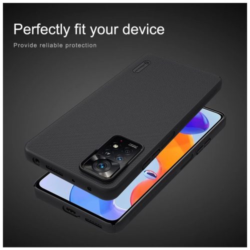 Nillkin Super Frosted hátaltok Xiaomi Redmi Note 11 Pro/11 Pro 5G készülékhez fekete