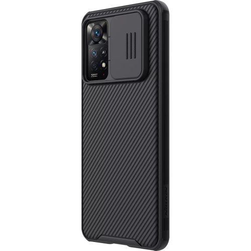 Nillkin CamShield PRO kemény tok Xiaomi Redmi Note 11 Pro/11 Pro 5G készülékhez fekete